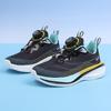 Zapatillas Deportivas para Correr para Niños, Zapatos Transpirables de Malla con Hebilla Giratoria, Zapatillas Deportivas con Absorción de Impactos, Zapatillas de Carrera para Niños Medianos y Grandes