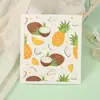 Nuevo Paño de Cocina Absorbente Creativo para Limpiar Platos Estampado Simple Engrosado Fibra de Bambú Algodón Pulpa de Madera Estropajo en Stock