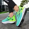 Tênis de Corrida Especiais para Teste de Aptidão Física de Alunos Cabedal Flyknit Propulsão com Placa de Carbono Entressola com Retorno Leve Antiderrapante Resistente ao Desgaste Tamanho Grande Tênis de Corrida Masculino