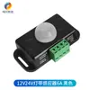 Luz de corpo humano infravermelha PIR12V24V com sensor de luz com interruptor sensor luz de baixa tensão com sensor controlador