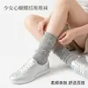 Nuevo producto de primavera y verano: Calcetines JK con lazo dulce y lindo apilados, calcetines para pantorrilla transpirables y cómodos, calcetines elásticos moldeadores y adelgazantes para mujer