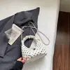 Bolsa de Mão Shuai Mi Home com Bolinhas para Mulheres 2026 Verão Nova Tendência Casual Bolsa Dumpling Elegante Bolsa de Ombro Transversal