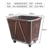 Carrito Cónico de Lino Habitación de Hotel Carrito de Trabajo de Limpieza de Acero Inoxidable Carrito para Puerta con Almacenamiento Desmontable Carrito de Mano para Hotel