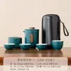Juego de Té Portátil para Viaje Juego Pequeño Tetera para Exteriores Taza de Té Sencilla Personal para Acampar Taza Rápida Una Tetera Cuatro Tazas