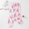 Pantalones de pijama de franela gruesos y encriptados para niños de Otoño e Invierno, Pantalones de casa de dibujos animados para niño, Pantalones cálidos con forro de forro polar de coral para bebé