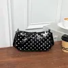 Bolso de Moda Nuevo para Mujer 2026, Elegante Bolso de Hombro Fresco de Lunares, Lindo Bolso de Hombro para Salidas Diarias de Estudiante