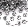 4x Cuentas Acrílicas Inglesas Planas de 7 mm con una Sola Letra Hechas a Mano DIY Decoraciones para Pulsera de Cuentas Cadena para Teléfono Móvil Accesorios Pequeños