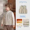Chaleco de felpa para niños Jerry Baby 2026 otoño nuevo estilo chaqueta para niños ropa de invierno cálida ropa de bebé