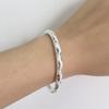 Pulsera de Estrella Plateada para Mujer con Letras, Moderna, Simple, Elegante, Versátil Pulsera Push-Pull
