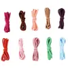 En stock, cuerda redonda de algodón y poliéster encriptado de 6 mm, color informal, para suéter, sombrero, cuerda para la cintura, accesorios de ropa, pantalones deportivos, cordón ajustable.