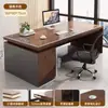 Combinación de Escritorio y Silla para Personal Estación de Trabajo Simple Moderna Individual y Doble Escritorio de Oficina para Jefe Escritorio Financiero para Computadora
