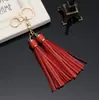 Pulseira de silicone Amazon com pingente de franja fecho de couro chaveiro de dupla franja pingente de bolsa atacado