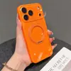 Soporte Giratorio Magnético de Vidrio con Sensación de Hielo Aplicable para Funda de Teléfono iPhone 17 Pro Max Ventana Grande Apple 16 Resistente a Caídas