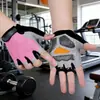 Guantes de Medio Dedo Verano Malla Senderismo Exterior Ciclismo Fitness Deportes Transpirables Estilo Coreano Moda Guantes Pesca