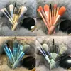 Set de 8 Brochas de Maquillaje Macaron, Set Completo de Brochas para Sombra de Ojos y Rubor, Herramientas de Belleza, Set de Brochas de Maquillaje Transfronterizo