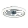 Luz de Ventilador LED para Sala de Estar Amazon Style, Control Remoto Inteligente para Dormitorio 110V Luz de Ventilador de Techo para Comedor, Luz de Ventilador en Paquete Pequeño