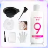 Crema capilar sin amoniaco no daña el cuero cabelludo cubre canas color único crema color micro-marea peluquería color multisegmento especial