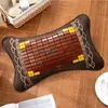 Almohada fresca de verano almohada de tallo de té seda de hielo almohada fresca de bambú almohada fresca de mahjong almohada antigua de ratán de bambú almohada de verano almohada individual de bambú