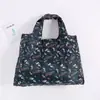 Bolsa de compras plegable Spot 210D bolsa tipo chaleco de dibujos animados portátil grande