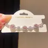 Pulsera de Flor Redonda de Zirconia Lujo Ligero Sensación de Alta Gama Pulsera de Verano Versátil Temperamento Moda Nicho Pulsera al por Mayor