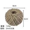 Cuerda de Yute Natural Lista de Fábrica, Cuerda para Etiquetas, Cuerda Manual Atada, Bola de Cáñamo, Cuerda Decorativa Hecha a Mano Creativa para Estudiantes