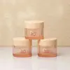 Suministro Directo de Fábrica 30g Botella Redonda Recta para Crema de Ojos Pequeña para Mascotas Empaque de Prueba Botella de Crema Botella de Producto para el Cuidado de la Piel Material de Empaque