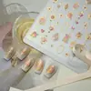 Pegatinas para Uñas Tensor Patrón de Piedras Preciosas Estilo Europeo y Americano Color Dorado M1211 Pegatinas para Uñas Estilo Lujo Ligero Ráfaga de Estrella de Piedras Preciosas Iridiscentes