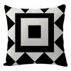 Serie estilo retro americano estampado digital procesamiento de transferencia térmica fabricantes de fundas de almohada al por mayor