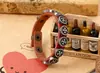 Populares Brazaletes de Cuero Nuevos de Venta Caliente Europeos y Americanos, Accesorios Punk, Brazaletes Personalizados para Hombres y Mujeres, Brazaletes de Cuero Genuino
