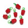 Colgante de cristal con forma de fruta y verdura de imitación, joyería artesanal, pulsera, juego de comida, colgante hecho a mano, accesorios al por mayor