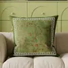 Funda de Cojín de Alta Gama Estilo Francés, Extraíble y Lavable, para Sofá de Sala de Estar, Soporte Lumbar con Relleno, Cojín Respaldo para Ventana de Mirador