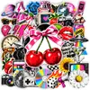 Abastecimiento Directo Transfronterizo 50 Hojas Creativas Personalizadas Fruta Moda Milenio Popular Arte Pegatinas Divertidas Imágenes de Pegatinas