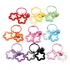 Estrella de Cinco Puntas Bicolor Colorida Anillo para Libro Colgante Llavero Anillo para Tarjeta Llavero Hecho a Mano DIY Accesorios Colgante de Perla