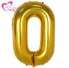Globo de Película de Aluminio 32 pulgadas Versión Delgada Imitación Hermoso Número Oro Plata Bola de Papel de Aluminio Decoración de Boda Fiesta de Cumpleaños