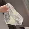 Ropa Interior Nueva de Malla de Encaje para Niñas de Cintura Baja Corte Sexy Puro Algodón Cómodo y Transpirable en la Entrepierna Calzones para Mujer