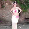 Sueño Submarino 2585 Exclusivo al por Mayor Diseño Tailandés Puro Deseo Bikini Bandeau Floral de Verano Sexy para Chica Caliente