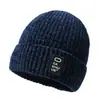 Gorro de Punto Engrosado con Felpa Invierno para Hombre Protección para Orejas a Prueba de Viento Protección contra el Frío Gorro de Lana Pullover Gorro de Esquí para Jóvenes