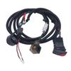 Chicote de Fios do Plugue da Válvula Solenoide Hidráulica do Escavador Personalizado Chicote de Fios do Sensor do Painel do Caminhão Escavadora Carro