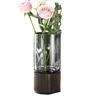 Novo Vaso De Vidro Estilo Chinês Água Flores Levantadas Flores Secas Cavalo Bêbado Madeira Arranjo De Flores Ornamentos Sala De Estar Modelo De Desktop Decoração Do Quarto