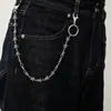 Hip Hop Punk Estilo Callejero Cadena de Estrella de Metal Cadena para Pantalones Diseño de Nicho Sentido de Diseño Nuevo Estilo Europeo y Americano Versátil para Hombres y Mujeres