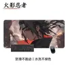 Mouse pad do anime Naruto, com Naruto e Sasuke, tamanho extra grande, espessado, para meninos, adequado para mesas de computador
