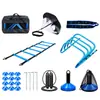 Set de Escalera de Agilidad Cuerda de Entrenamiento para Fútbol Baloncesto Escalera de Cuerda Rejilla de Salto Conos Marcadores Paracaídas de Resistencia Equipo de Entrenamiento Físico En Stock