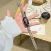 Pulseira Adequada para Xiaomi Band 11 NFC Pulseira Couro de Maçã Fivela C Unissex Luxo Leve Pulseira de Pulso Huawei