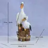 Artesanía de estilo nórdico transfronteriza de pelícano, gaviota, caballito de mar, decoración de entrada, sala de estar, artículos para el hogar, estantería, adornos de escritorio