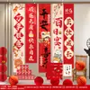 Decoração de Cenário para Celebração dos 100 Dias do Bebê para Meninos e Meninas, Adereços Cerimoniais, Faixas Estilo Chinês
