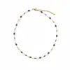 Conjunto de Collar y Pulsera de Piedra Azul con Vetas de Lapislázuli y Perlas de Agua Dulce 2026 Nuevo Simple Versátil Joyería Hecha a Mano Venta al por Mayor