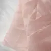 Palillo tela de organza rayada Jacquard para mujer tela fina estampada malla jacquard moda cortina falda
