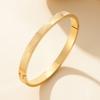 Pulsera de Broche con Patrón de Símbolo de Línea de Amor con Forma Geométrica Simple Creativa Transfronteriza Joyería de Pareja para Combinar con Todo