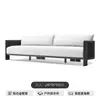 Sofá exterior nórdico personalizado, sofá de diseño para patio, terraza, balcón exterior, muebles de exterior de aleación de aluminio para jardín