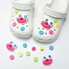 Acessórios de decoração de sapatos DIY para Crocs, fivelas decorativas fofas de pelúcia 3D de desenhos animados, leão e gato do zoológico para a superfície do sapato